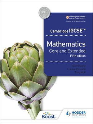 cover image of Cambridge IGCSE Core and Extended Mathematics